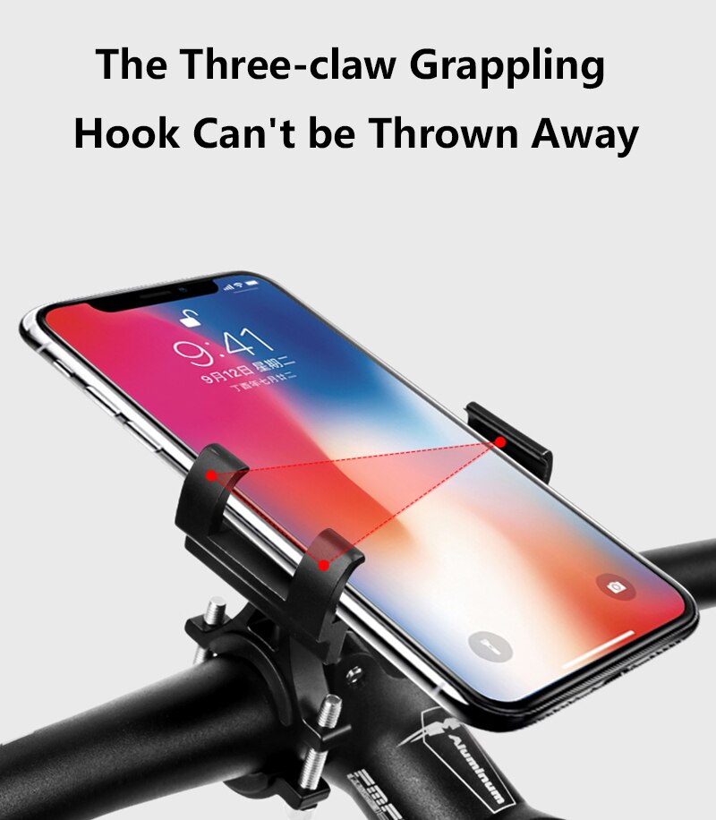 Untoom Della Bicicletta Supporto Del Telefono Universale del Motociclo Della Bici Manubrio Della clip Del Basamento del Supporto Del Telefono Cellulare Supporto Della Staffa per Il IPhone 11 pro Max