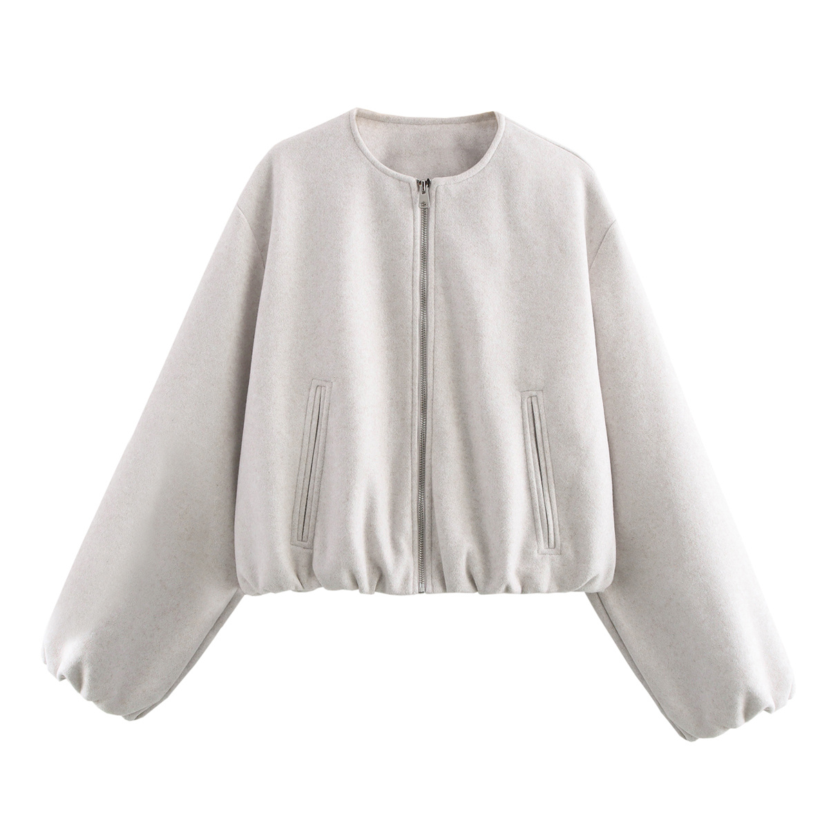 Trafzr pilotjackor lyxiga damjackor basebolluniformjackor kvinnor sommarjackor för kvinnor: M / Beige