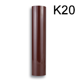 1 Roll 12 "x5'/30cm x 152cm Vinyl Warmteoverdracht Ijzer Op DIY Kledingstuk Film Cricut silhouet Papier Kunst: reddish brown