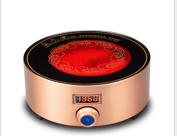 Electric Tea Boiling Machine Porridge Cooker Portable Steamer Black Microcrystalline Heat-Resistant Auto Power Off Protection: Default Title