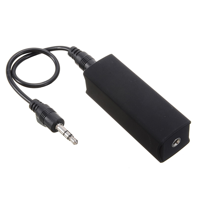 1pc 3.5mm Aux Audio Noise Filter Ground Loop Isolator Eliminate Car Electrical Noise For Car Home Stereo Speaker