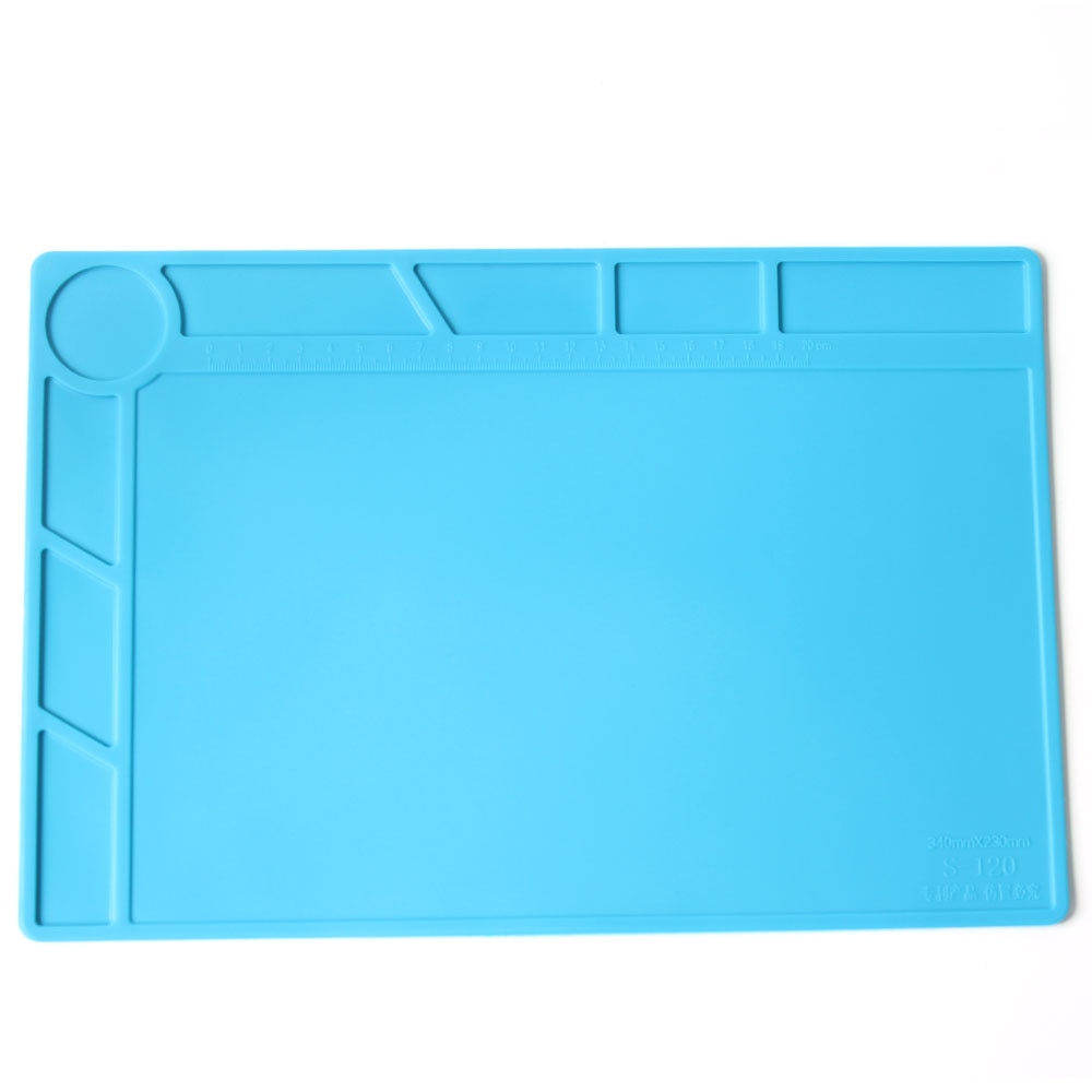 Anti-Static Heat-Resistant Work Table Soldering Station Iron Telephone Computer Repair Anti-Magnetic BGA Insulator Silicon Pad