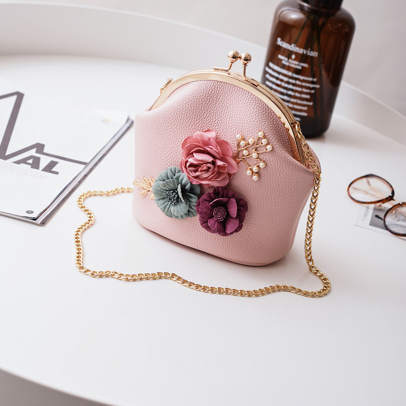 3d tassen met bloemenmotief voor dames, damestas, bolsa feminina schoudertas, luxe handtassen, damestas: Rozerood