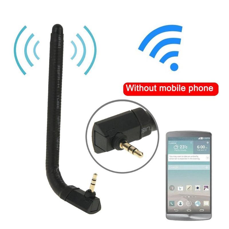 Mobile Phone Signal Strength Booster Antenna 3.5mm External Signal Booster Antenna Wireless Outdoor Phone Sticks Jack TV Fo R6O7