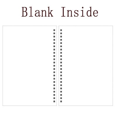 A4 B5 A5 A6 Spiral book coil Notebook To-Do Lined DOT Blank Grid Paper Journal Diary Sketchbook For School Supplies Stationery: Blank Inside / A6