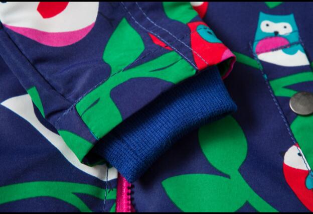 ¡Novedad de ! chaqueta rompevientos de lana para niños y niñas con estampado de dibujos animados, chaquetas con capucha para niñas, abrigo para niños