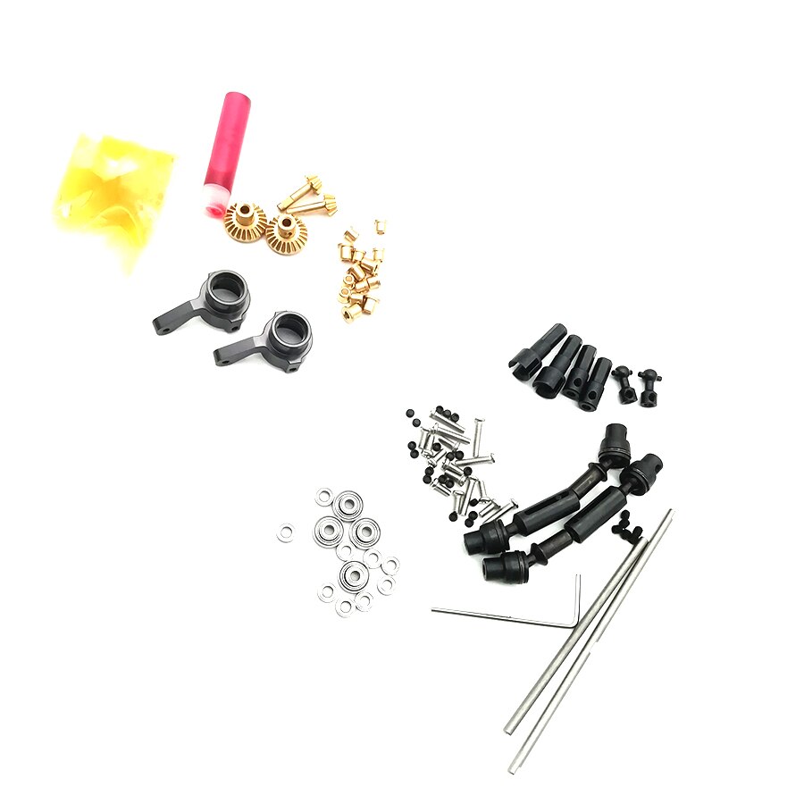 OP Kit de piezas de repuesto de Metal para coche RC 1/16 WPL B14 B24 B26 C14 C24