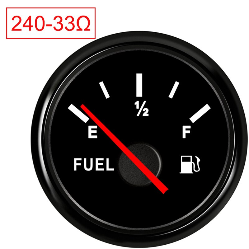 fuel level gauge sensor water tank level indicator oil liquid tank 240ohm/ 190ohm fuel sending unit float switch 150mm ~ 600mm: Black 240-33ohm