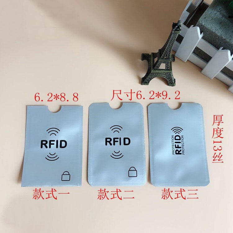 300 teile/los RFID Sperrhülse für Kreditkarte Sichere Identität Anti Scan Lastschrift Kontaktlose IC Ich würde Karte Schutz