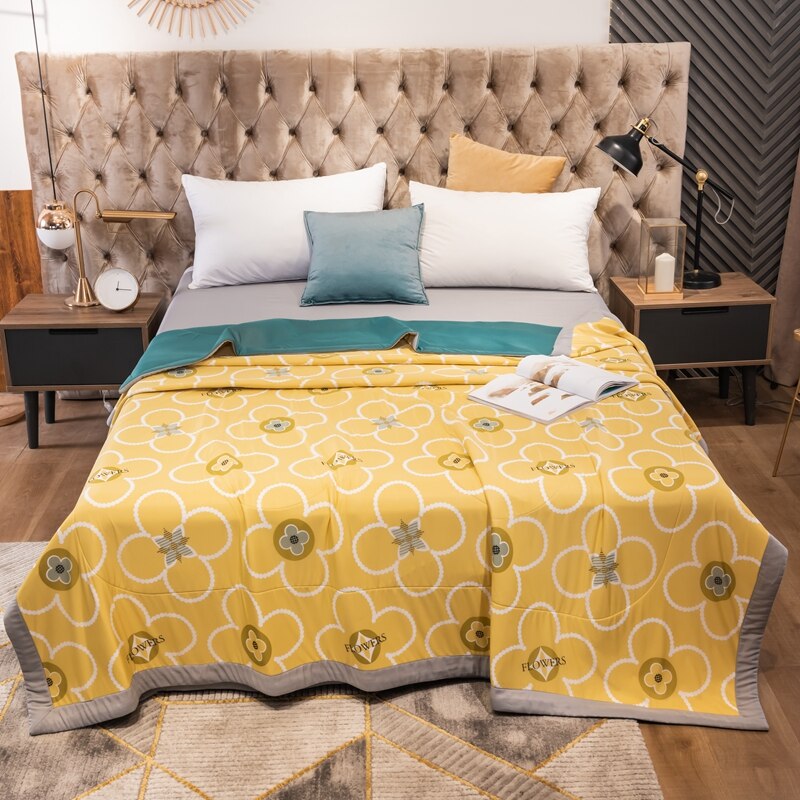 Kuup Cartoon Zomer Cool Latex Quilt Luxe Moderne Airconditioning Latex Vulling Deken Kids Adult Comfortabel Dekbed: 8