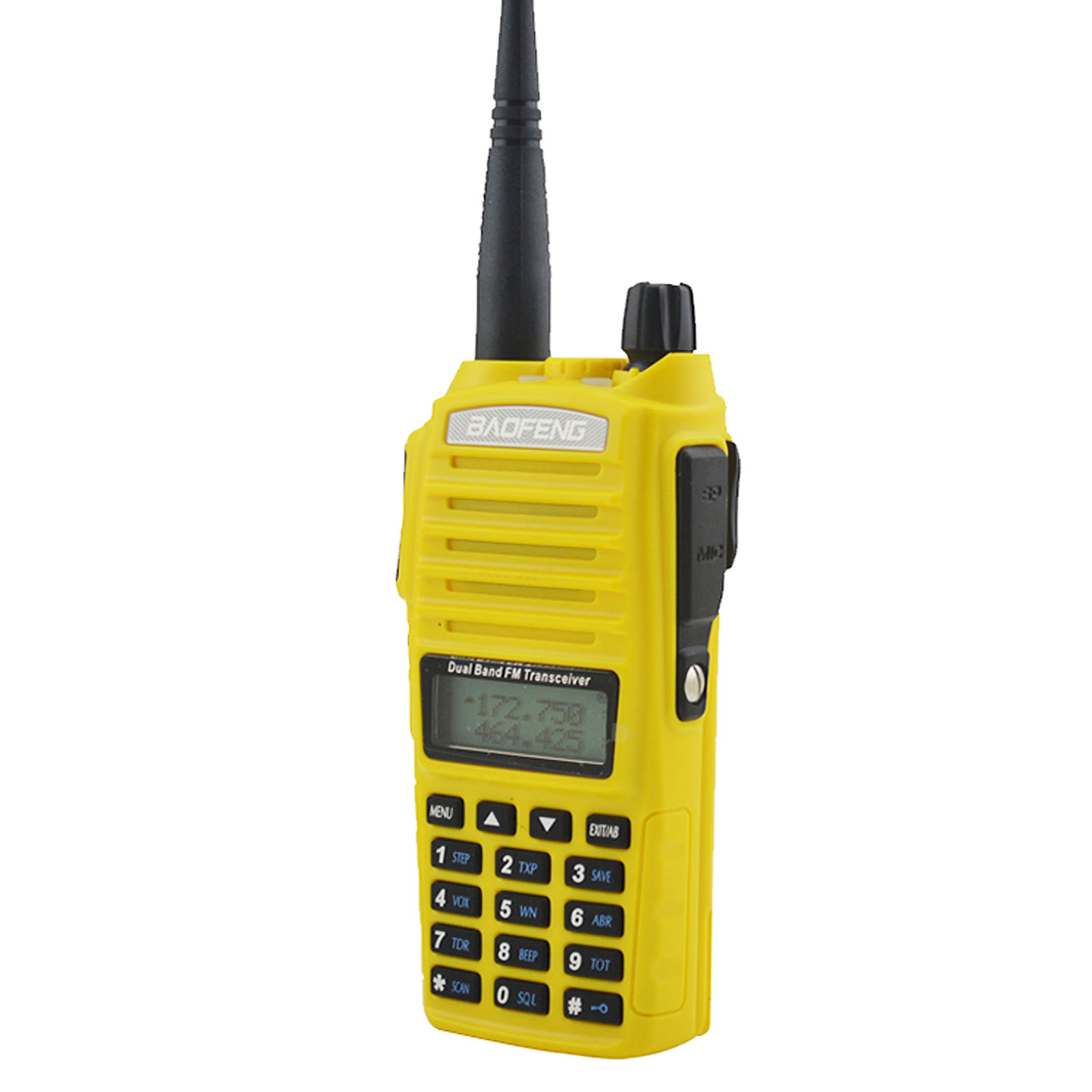 Baofeng-rádio portátil em dois sentidos com fone de ouvido, UV-82 Walkie Talkie, UHF 400-520MHz, VHF, 136-174MHz, 5W, Dual Band, Dual PTT Switch, FM