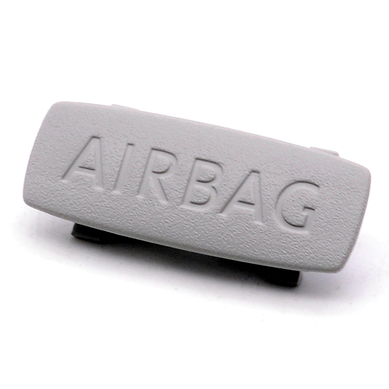 1PCS Car A B C Pillar Insert Trim Cover &quot;AIRBAG&quot;Badge Pearl For CC Golf Jetta Passat Polo 5G0 853 437 1K0 3C0 853 437 B: Gray