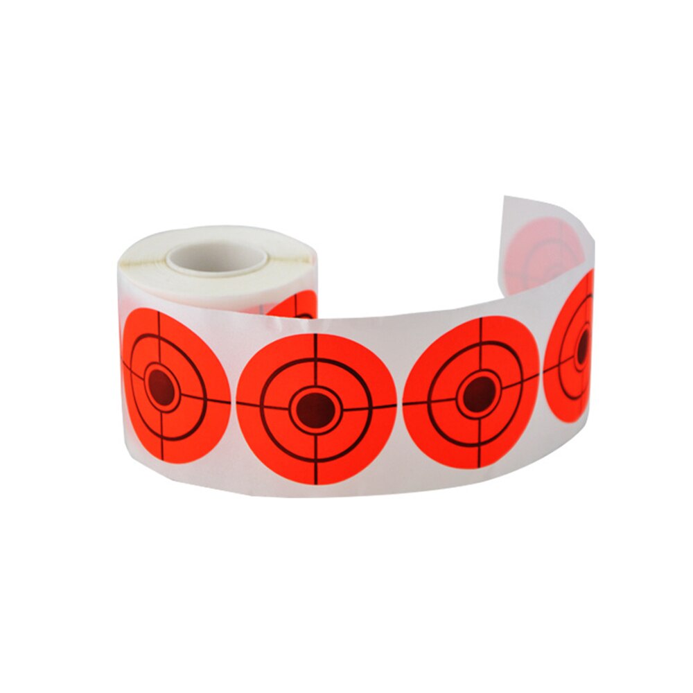 250Pcs/Roll Target Practice Sticker 5 cm (2 inches) diameter 250 sheets/roll Self-adhesive Stickers For Shooting Practice