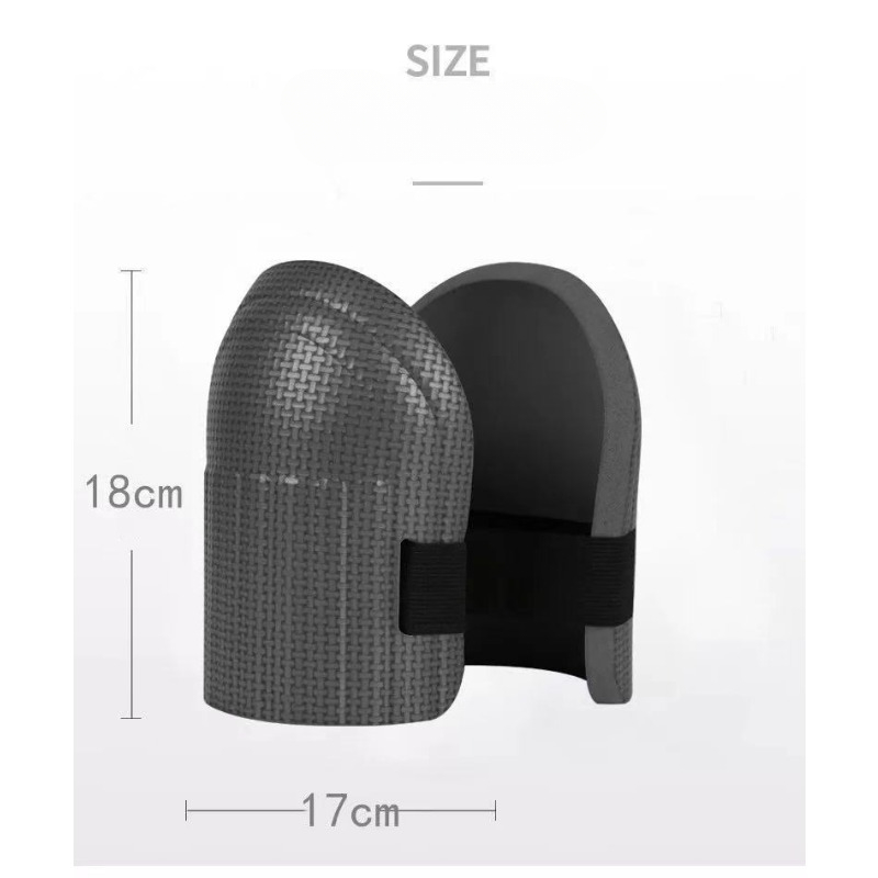 Knäskydd arbetsskydd lera arbetare knäpasta golv tegel cement trädgård knäskydd manuella arbetsredskap fukt jobb verktyg