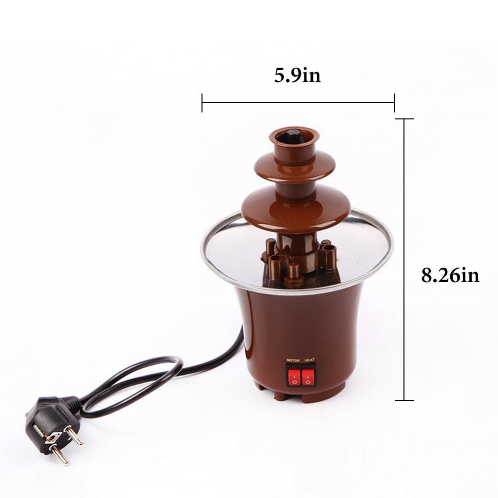 Rotating Chocolate Fountain Chocolate Melting Machine With Heating Function (EU Specification)