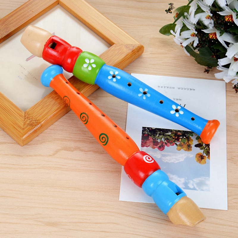 -2 Pieces Suitable For Children'S Color Piccolo Flute,Learning Rhythm Instruments,Marine Baby Early Education For Preschool