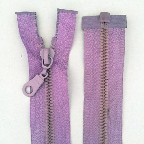 1PCS RESIN ZIP ZIPS ZIPEER ZIPPERS 27.5" 70CM 16 COLOR for Clothing: Light Purple