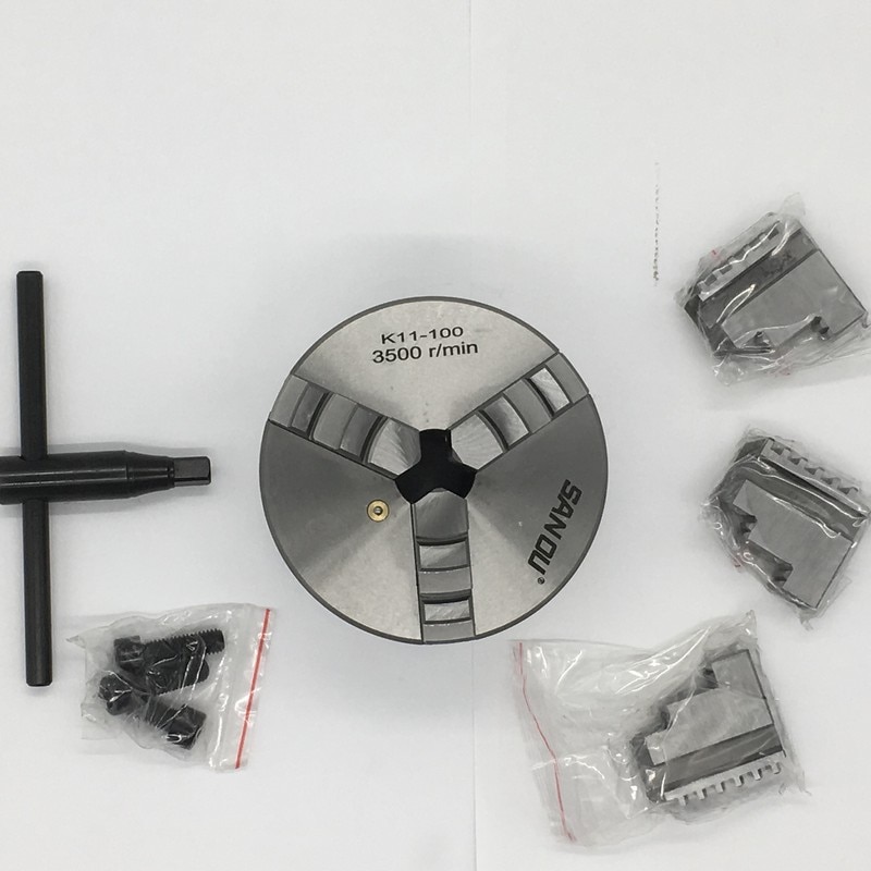 SAN OU K11 100 3-Jaw Lathe Chuck Manual Self-Cente... - Vicedeal
