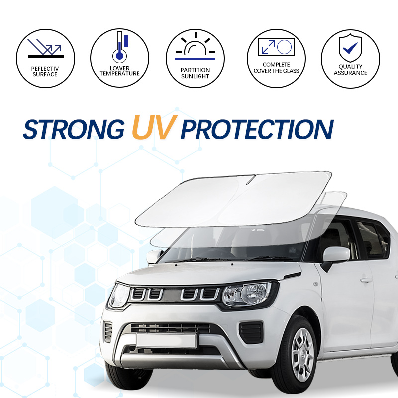 Car Windshield Sun Shade For SUZUKI Ignis Sunshade Summer Visor Protector Foldable Blocks UV Rays Protection Accessories