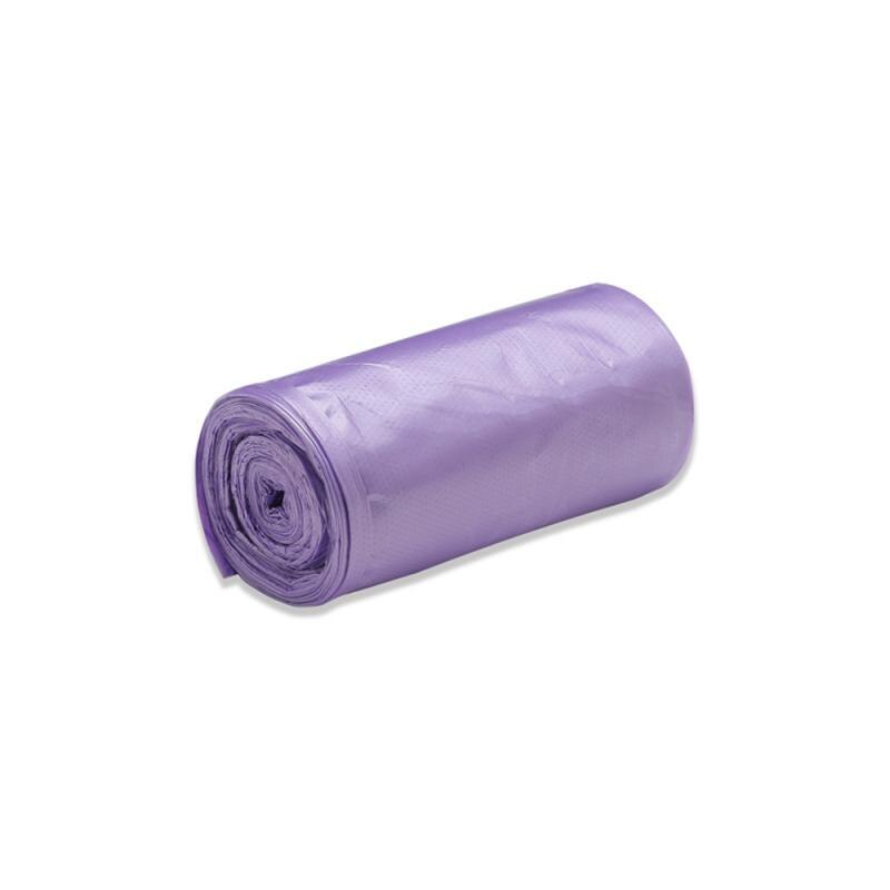 Bolsas de basura, bolsas de basura gruesas de un solo Color, duraderas, desechables, de plástico para limpieza ambiental, utensilios de cocina para el hogar: Púrpura