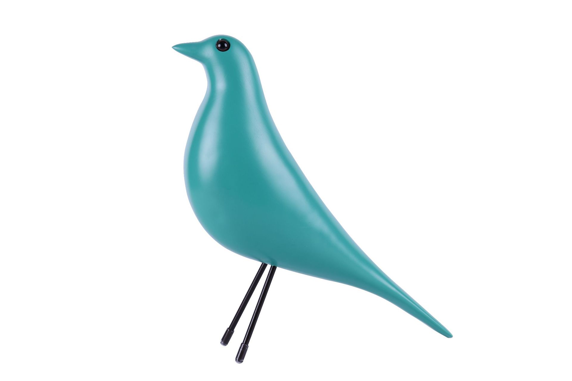Eames – Statue d&#39;oiseau créative en résine, Sculpture de bureau, décoration de maison, accessoires: Green 23x26cm
