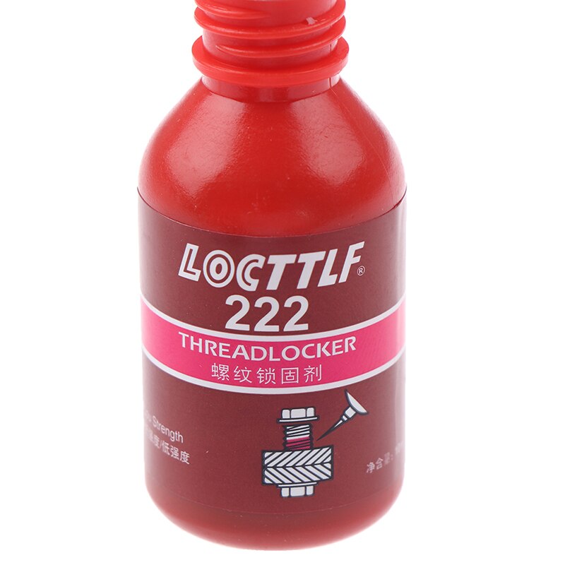 1pc 10ml 222 lijm schroef anaërobe lijm afdichting en lekvrij schroefdraadborgmiddel houder borglijm metaal schroef lijm