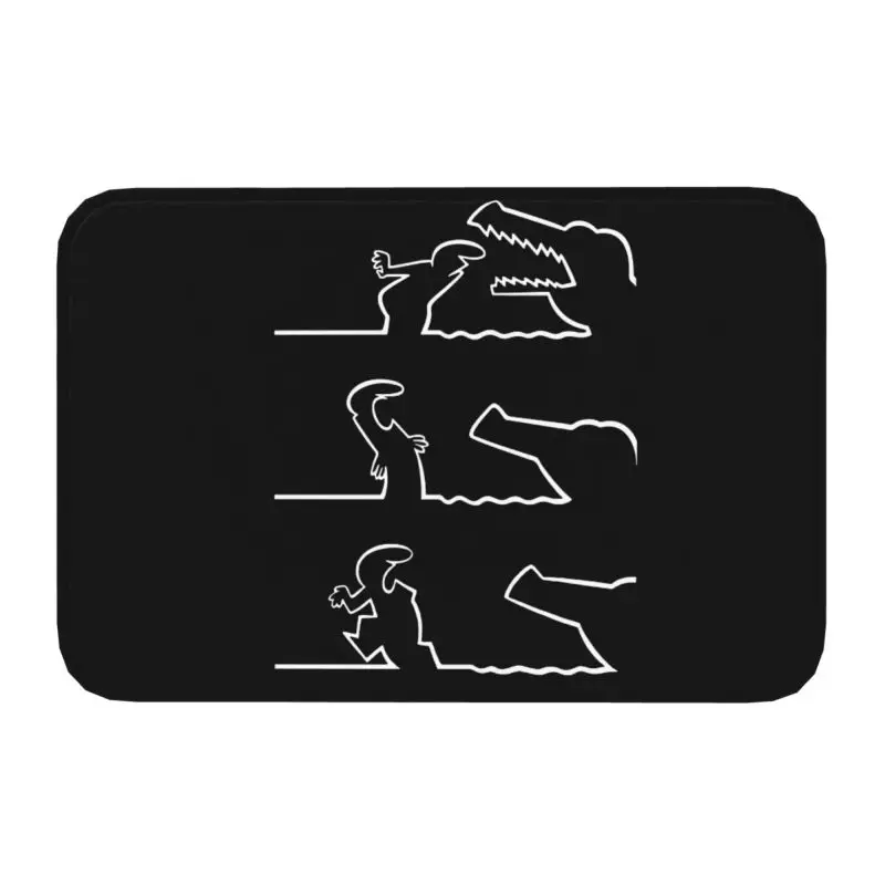 La Linea Golf Fuß matt Anti-Rutsch-Schlecht Küchen matt Wohnzimmer Boden tür Eingang Teppich Teppich: Grün