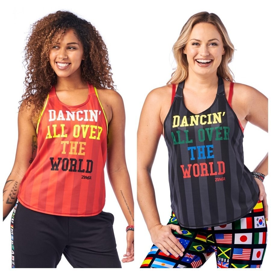 ZUMBA-ropa de yoga para mujer, Ropa de baile, ropa deportiva para fitness, yoga, práctica, chaleco para correr, top Z1956