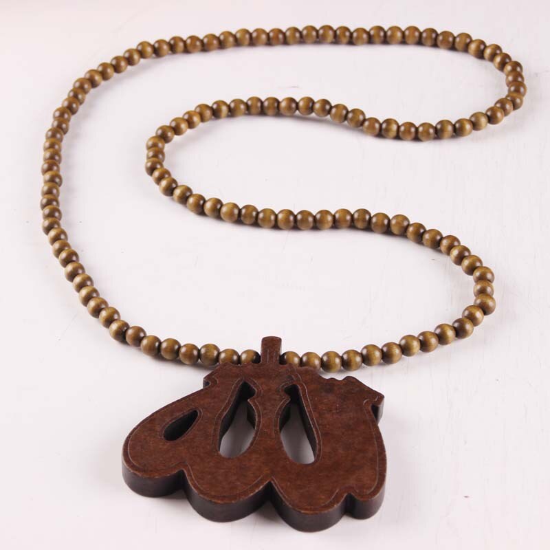 NC45 Houten Afrika Ketting Hanger &amp; Ketting Hiphop Cadeau Voor Mannen/Vrouwen Ethiopische Sieraden Trendy Sieraden Accessoires: NC45 A