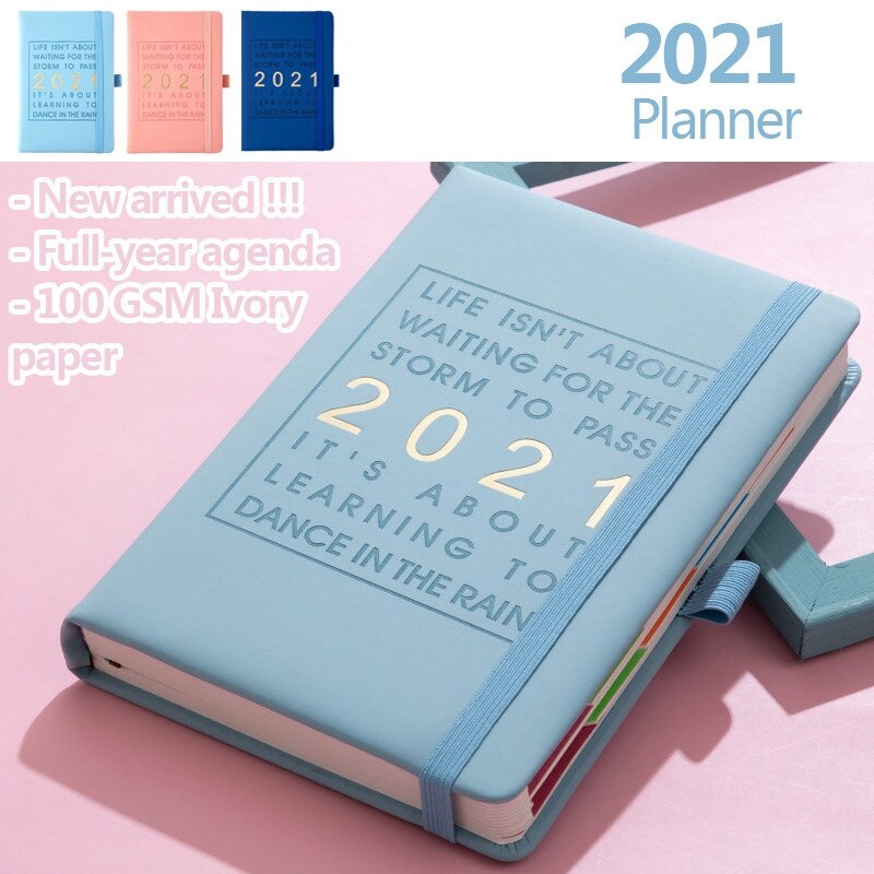 Calendar - Weekly & Monthly Planner Notepad, Jan - Dec , 320 Pages, 8.3Inch x 5.7Inch