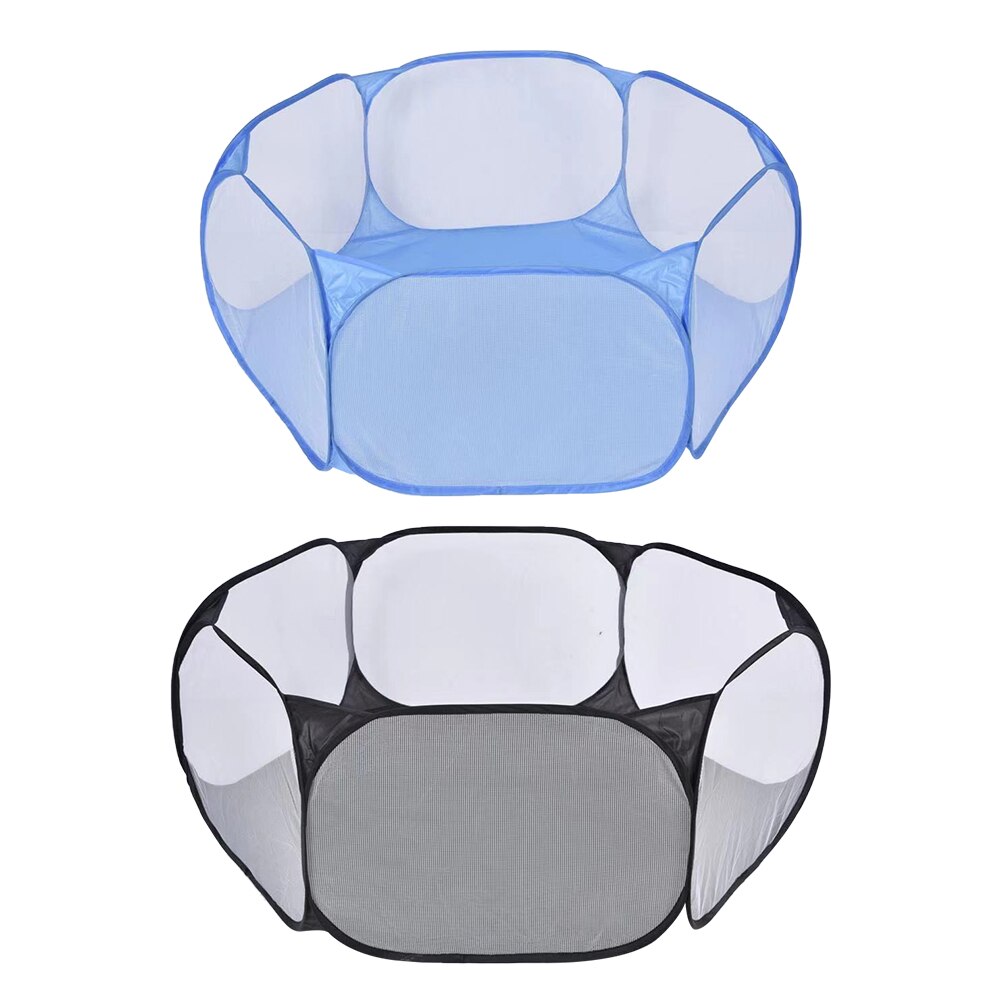 Valla plegable de Color puro para hámster de Gato, parque de juegos para interior y exterior, corralito invisible de rubits, jaula de animales pequeños