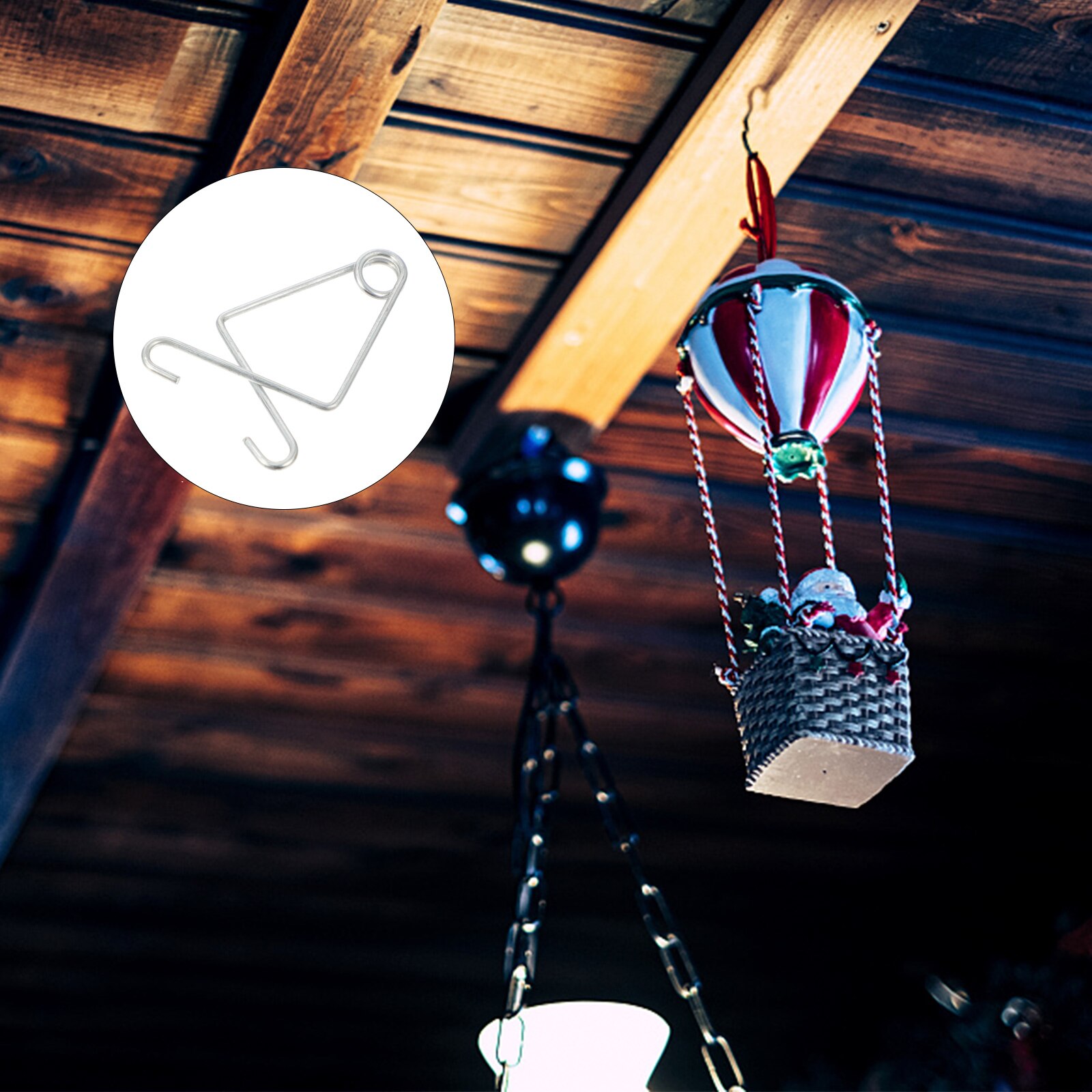 50pcs Ceiling Hook Clips Suspended Ceiling Tile Ceiling Clips for Office Party Home