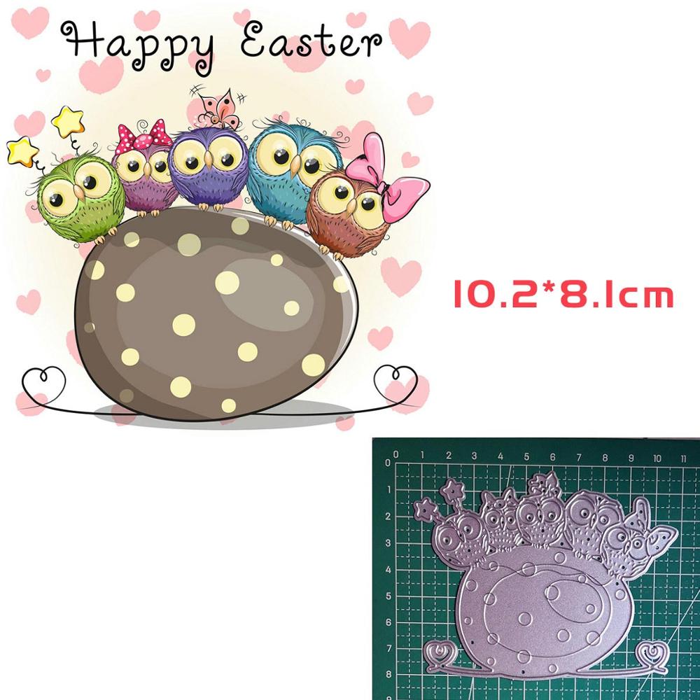 Easter Day flowers eggs craft dies metal cut card making dies cuts paper for DIY scrapbooking tools
