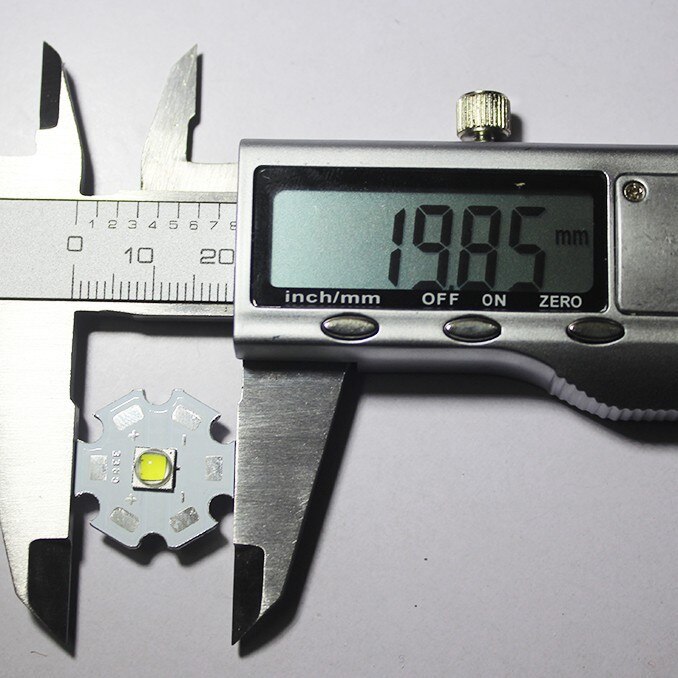 5PCS CREE XML2 LED XM-L2 T6 U2 10W WHITE High Power LED Emitter Bulb with 20mm Heatsink For Flashlight/DIY