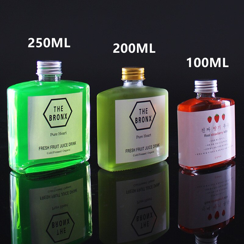 1pcs Glass Small Wine Bottle Storage Jar with Lid Frosted Bottle Clear Glass Wine Bottle Empty Glass Bottle Drink Bottle