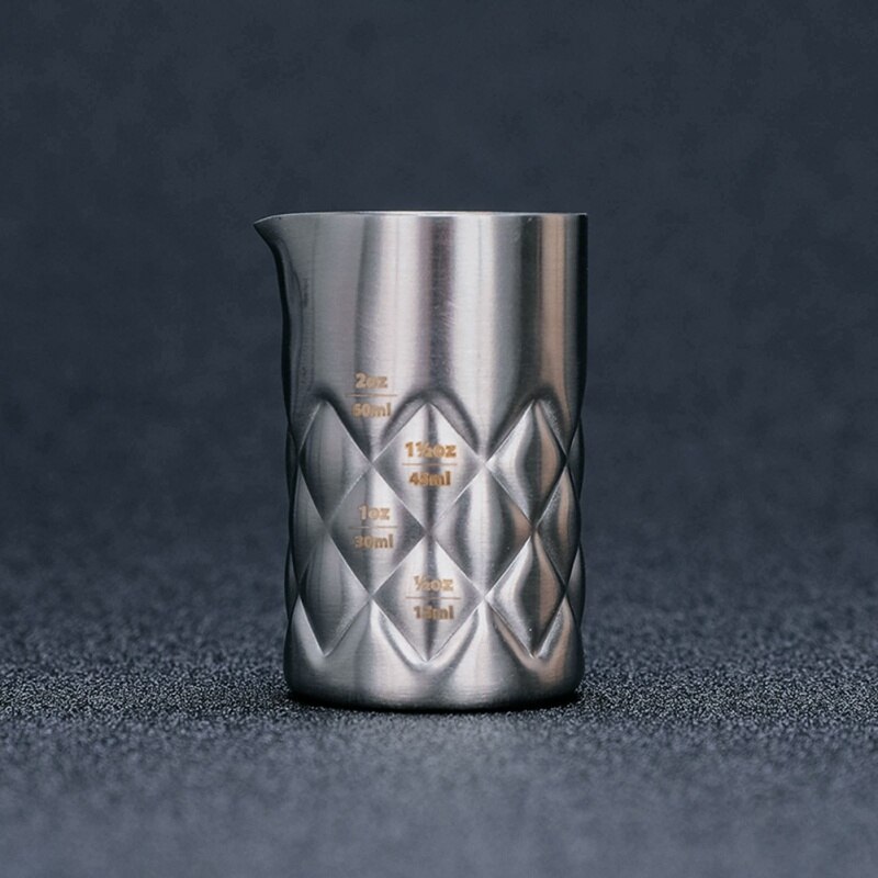 Stainless Steel Wine Measure Cup Bar Frosted Cocktail Tools Mixer Cups Measurement Unit Bars Making Mixed Drink 90ml