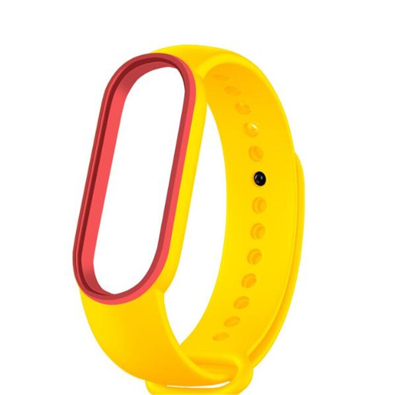 For Mi Band 5 Bracelet Strap Miband 5 Sport Strap Double Color Replacement Silicone Wrist Straps For Xiaomi Mi Banda Smartband: M