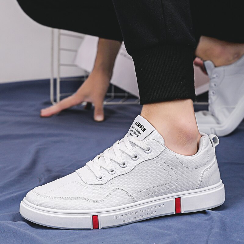 Sneakers mænd klassiske skateboard sko åndbare blonder fritidssko sportssko mænd sko sneakers