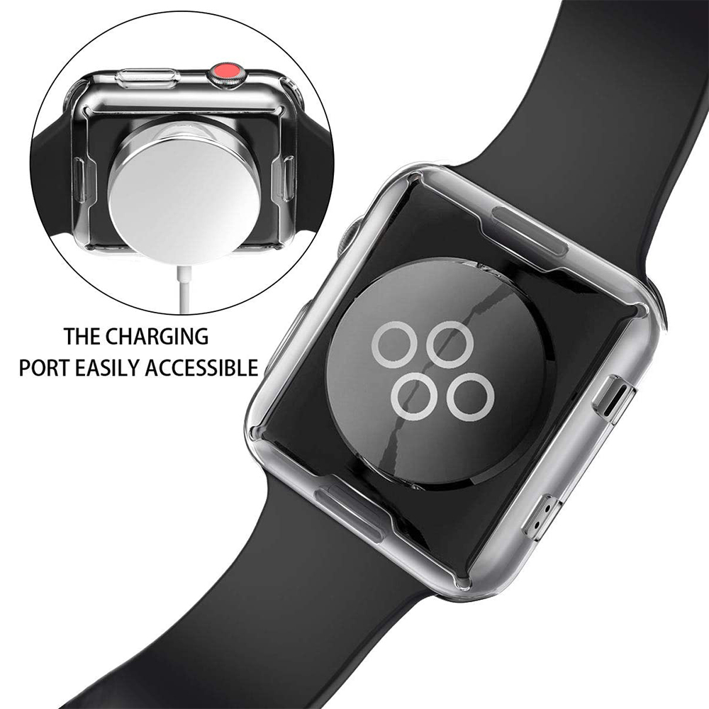Screen Protector Coque Apple Watch 42mm Protection D'écran 2-en-1