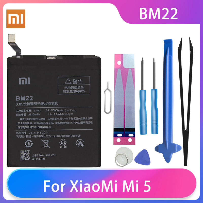 Original XiaoMi Phone Battery For Mi A3 CC9 Mi 5 6 8 9 8/9SE 8/9Lite Mi Max 1 2 3 Redmi 3 3S 4a 5a 6a 7a 8a 9a Batteries: For XiaoMi 5