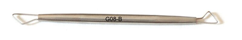 Stainless Steel Scraper Clay Sculpting Tool Carving Pottery Ceramic Tools Polymer DIY Accessory: G08 B