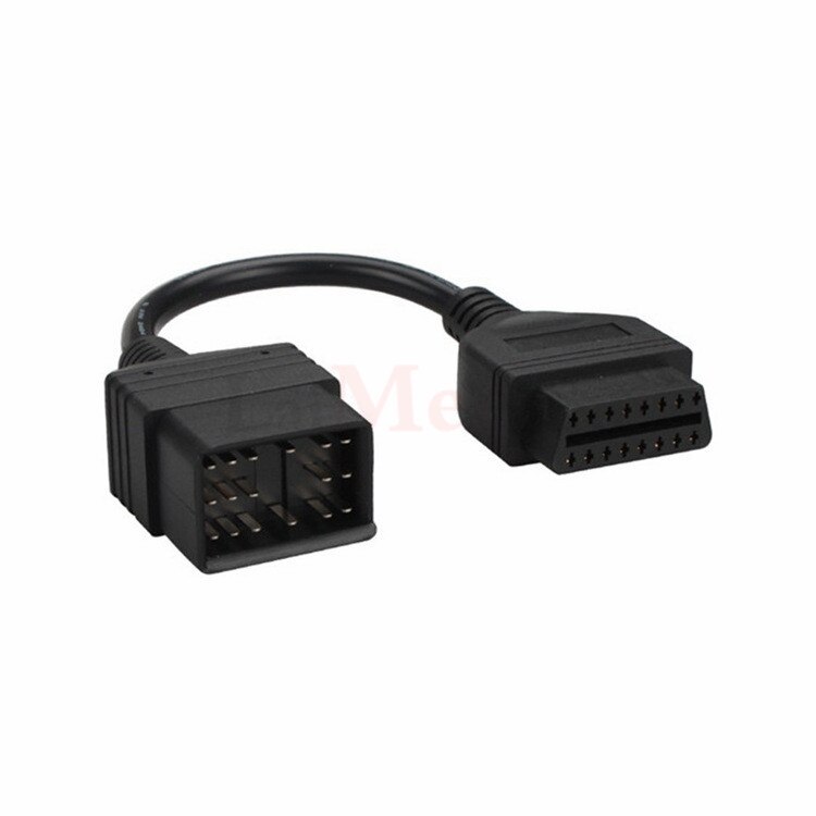 OBD1 Voor Toyota 17Pin Om OBD2 16Pin Vrouwelijke Obd Verlengkabel Connector Auto Diagnose Adapter Voor Toyota 17 pin