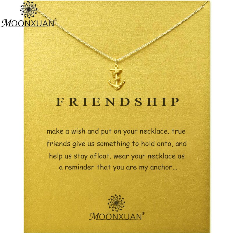 Dogeared Touw Anker Jezelf Choker Gold Verklaring Ketting Sieraden Ketting Vrouwen Collares Colar Kolye Collier Ketting Bijoux: N-Anchor-B-Gold