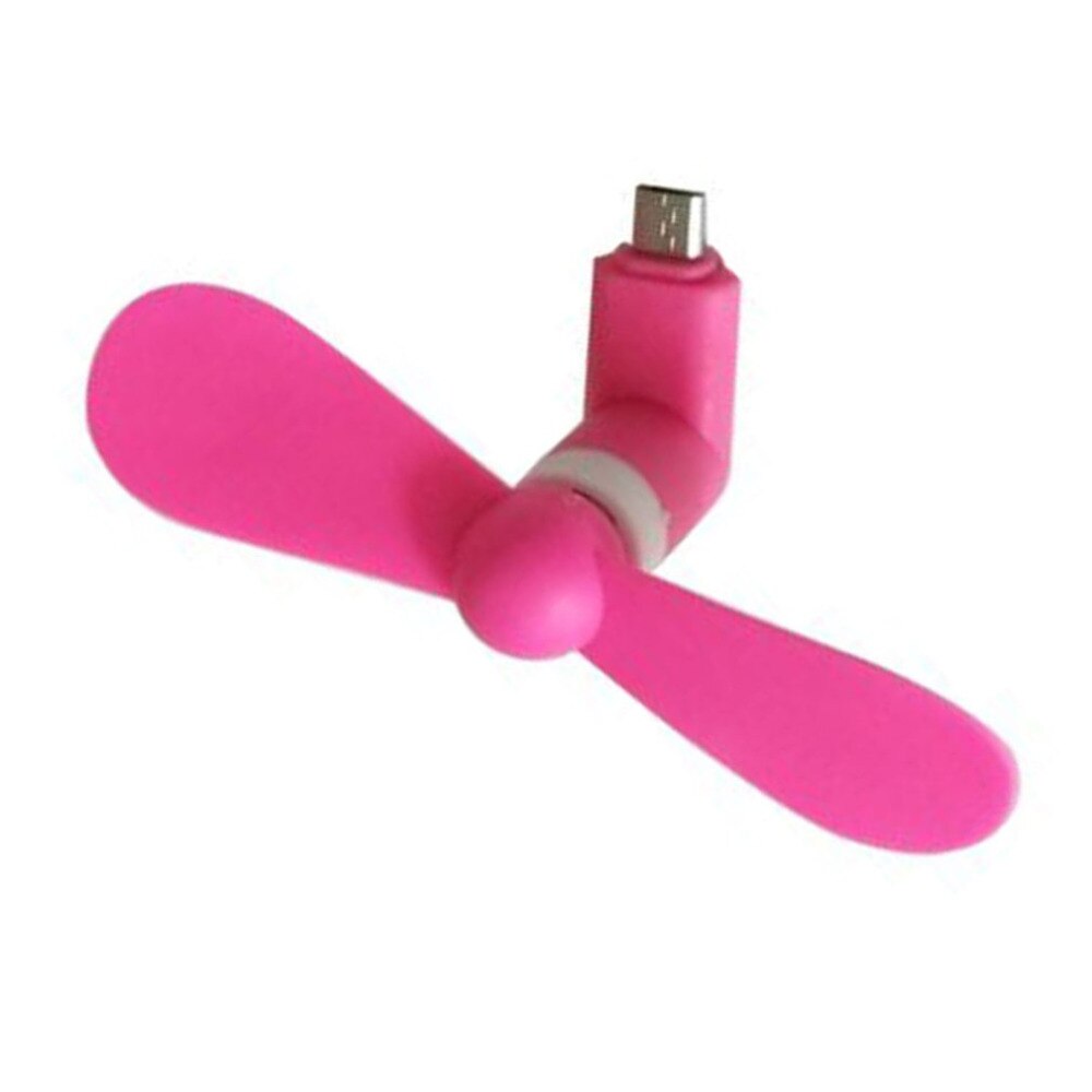Mini Draagbare Cool Micro Usb Fan 5V 1W Mobiele Telefoon Usb Fans Lage Stem Voor Android Telefoon Usb voeding