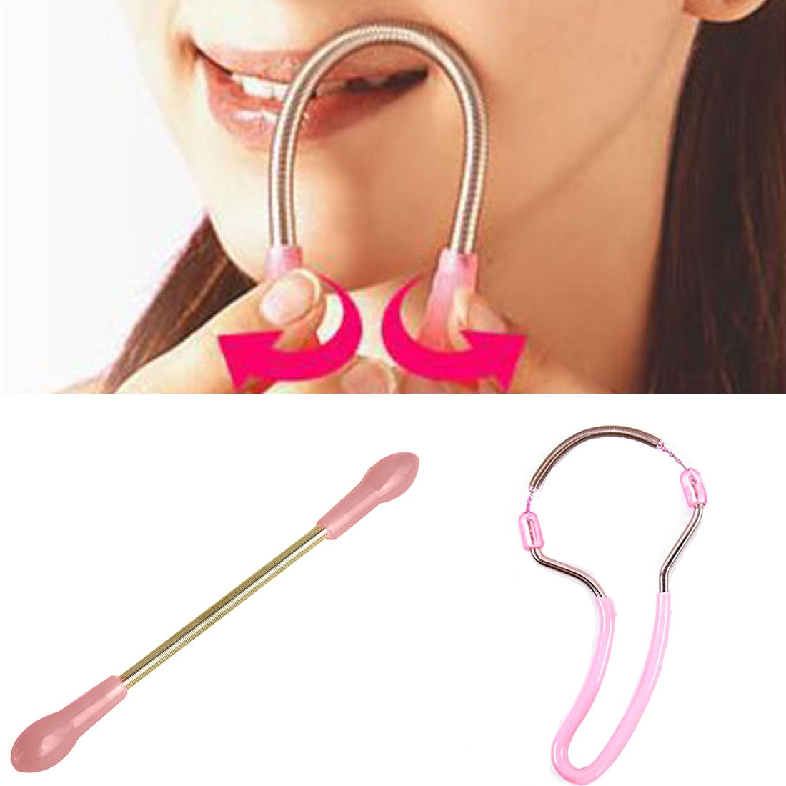 Spring to face hair lip facial removal hair facial plucking makeup beauty tools