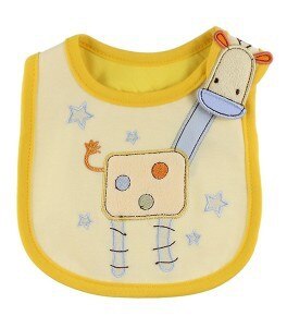 Baby Slabbetjes Leuke Cartoon Patroon Peuter Baby Waterdichte Speeksel Handdoek Katoen Fit 0-3 Jaar Oude Baby Burp Doeken voeden: Yellow giraffe