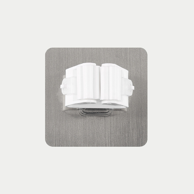 Mopp Haken Gestell Schlecht Zubehör Zauberstab Montiert Regal Veranstalter Besen Halfter KleiderbüGel Wände Küche Lager Werkzeug: Weiß