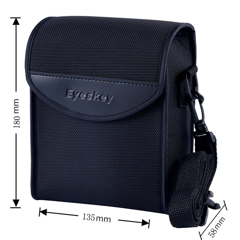 Eyeskey Universal- 32/42/50 mm Dach-/Porro-Fernglas-Tasche mit Kabelbaum, langlebig, tragbar, Fernglas, Kamera, stilvolle Packungstaschen: Schwarz