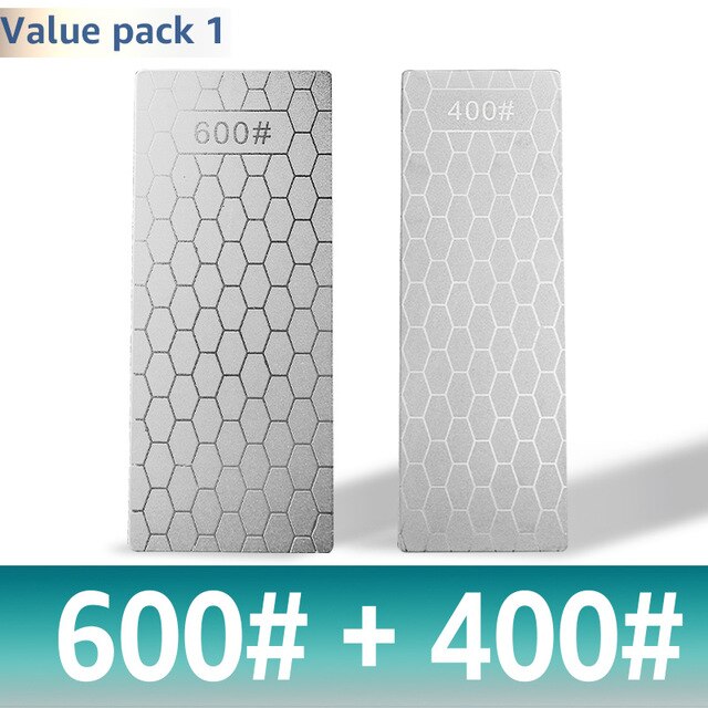 Diamant messenslijpsteen 400# 1000# 600#  messenslijpers ultradunne honingraatoppervlak wetsteen slijpsteen frees gereedschapsset: Omtrek 600 400