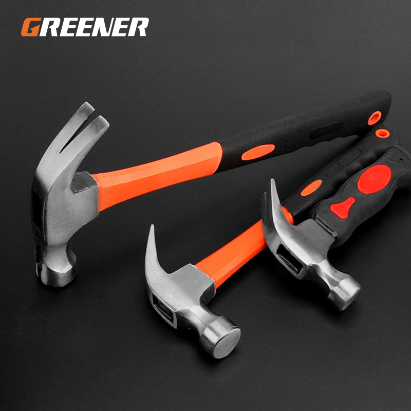 Groener Klauw Hamer Voor Houtbewerking Automatische Nail Zuig Hamer Multifunctionele Shockproof Steel Hamer Huishouden Handgereedschap